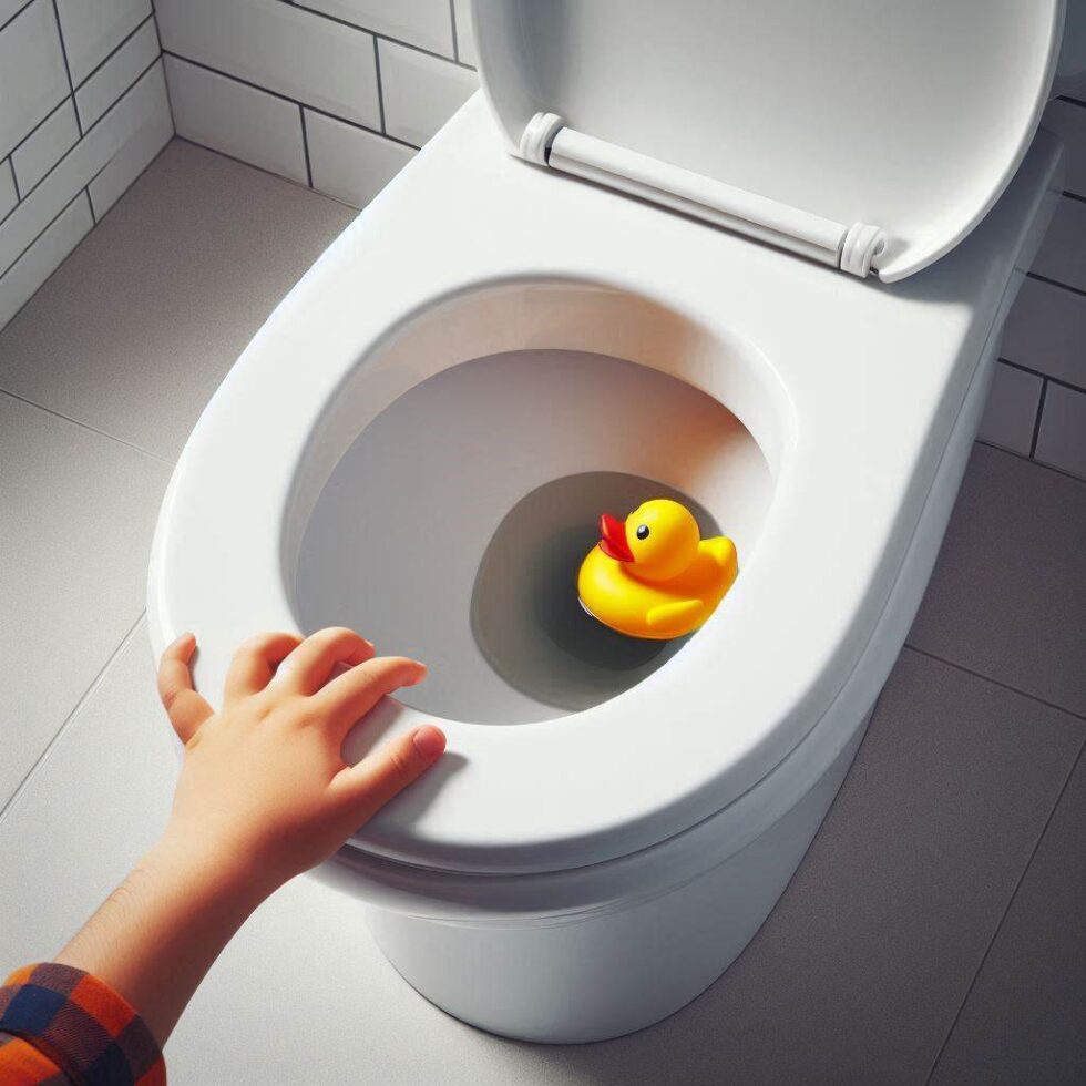 Toy Trouble What to Do If Your Kid Flushes a Toy Down the Toilet